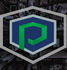 city image with protos security logo
