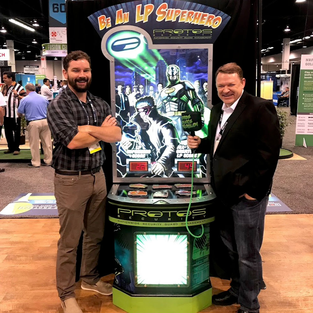 Protos Security arcade game