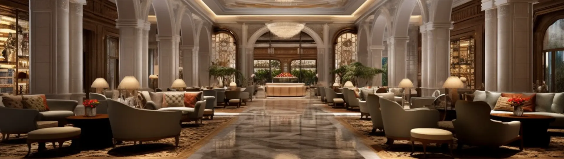 lobby of a grand hotel