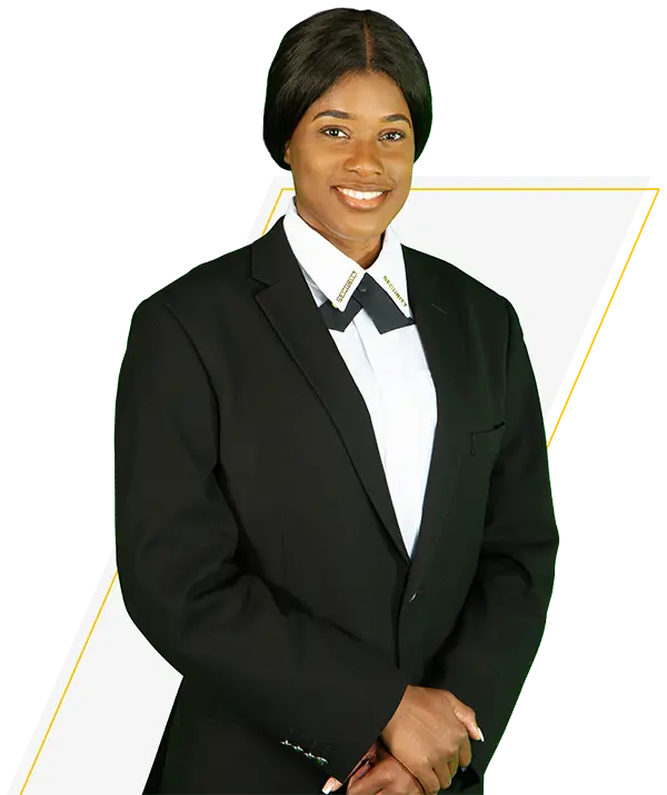 security officer in a suit