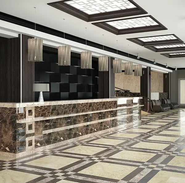 hotel lobby