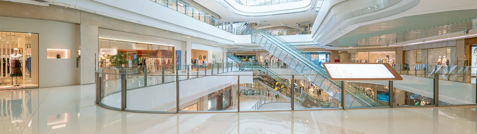 inside of a shopping mall