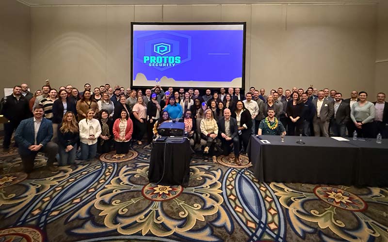 group photo of Protos Security Employees