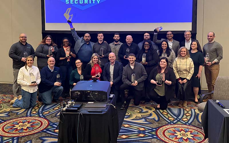 group photo of Protos Security Employees